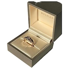 Bulgari Serpenti Viper Ring Diamant Roségold