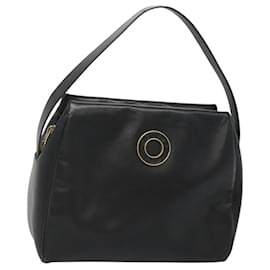 Céline Celine Circle Logo in Pelle