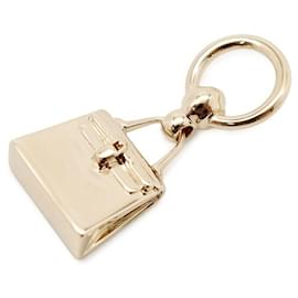 Charm de sac Hermes Twilly Mini Kelly en Champagne Gold - Hermès