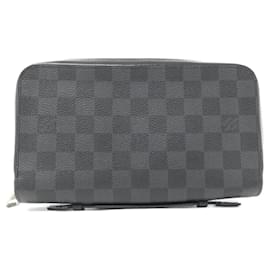 Portafoglio Zippy XL Louis Vuitton Damier Graphite