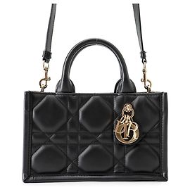 Borsa in pelle nera Christian Dior