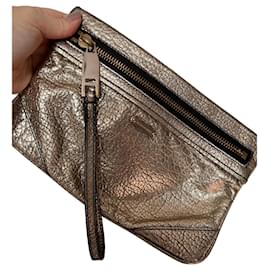 Burberry Clutch in Pelle Metallizzata