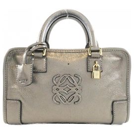 Borsa a mano Loewe Amazona in pelle marrone