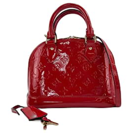 Borsa Louis Vuitton Alma BB in rosso