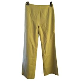 Pantalones anchos de algodón beige Givenchy