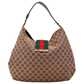 Gucci Bolso Hobo de lona Monogram GG Supreme