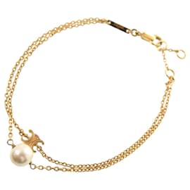 Bracciale Charm Triomphe Pearl Gold Celine - Céline