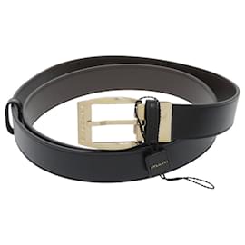 Cintura standard in pelle da uomo Bvlgari con fibbia quadrata - Bulgari