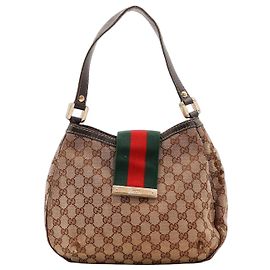 Borsa Hobo Abbey in tela monogrammata Gucci