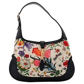 Gucci Jackie 1961 Piccola Borsa in Tela Stampa Floreale