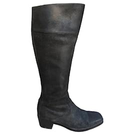 Botas altas de nubuck Balenciaga