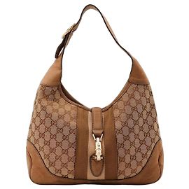 Gucci Bolso Hobo de lona monogram GG