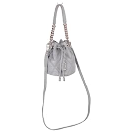 Marc Jacobs The J Marc Borsa Bucket in Pelle Trapuntata - Grigia