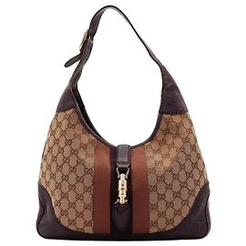 Gucci Jackie Borsa Hobo in Tela Monogram