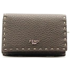 Fendi Selleria Portacarte in pelle