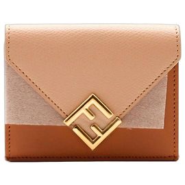 Fendi Bi-Fold Portemonnaie aus Leder