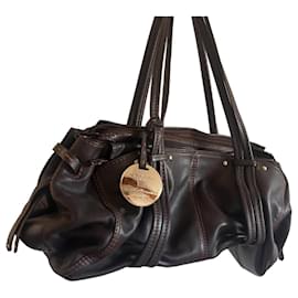 Borsa Lancel in pelle marrone