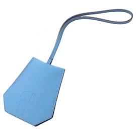 Hermes Blue Zellige Handbag Charm - Hermès