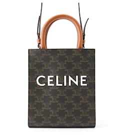 Bolso cabas vertical mini Triomphe de piel Celine - Céline