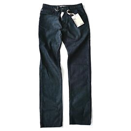 Vaqueros John Galliano para niña con ribete de cuero y logo - Talla 12