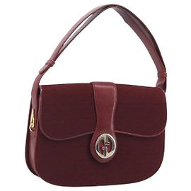 Borsa a Spalla GUCCI Micro GG Supreme Rosso Oro Auth ep15564