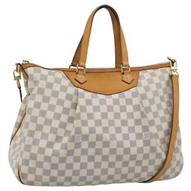 LOUIS VUITTON Borsa a Spalla Damier Azur Siracusa GM N41111 LV Auth ep15640A