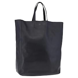 Céline Borsa Tote Verticale Mall CELINE in pelle nera con dettagli dorati Autentica 191085