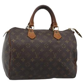 LOUIS VUITTON Borsa Monogram Speedy 30 M41526 LV Auth 192832