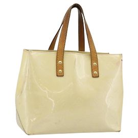 LOUIS VUITTON Borsa Monogram Vernis Reade PM Perle M91336 LV Auth BA14127