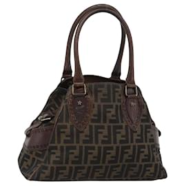 FENDI Zucca Canvas Handtasche Braun 8BN157 Auth ep15313 - Fendi