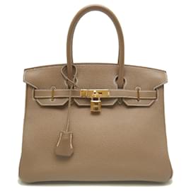Hermès Hermes Birkin 30 Handtasche in Etoupe Gray