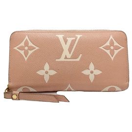 Portafoglio lungo Louis Vuitton Monogram Empreinte in beige