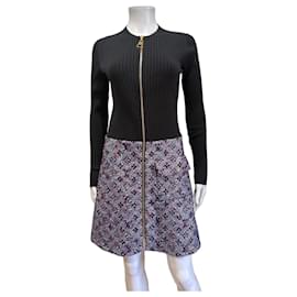 Louis Vuitton Monogram Jacquard Strickkleid