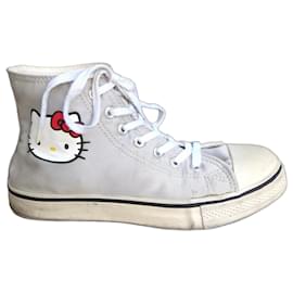 Victoria Couture Zapatillas de caña alta Hello Kitty