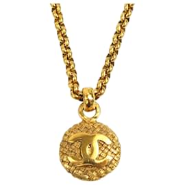 Collana in metallo dorato Chanel