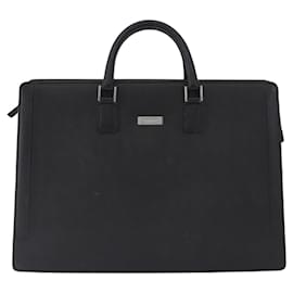Burberry BUSINESS BLACK LEATHER large