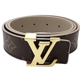 Louis Vuitton Gürtel aus beigem Leder