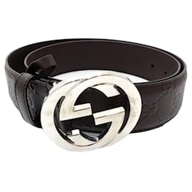 GUCCI Ledergürtel mit Interlocking G - Gucci
