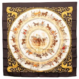 Hermes Carre 90 LA PROMENADE DE LONGCHAMPS Schal - Hermès