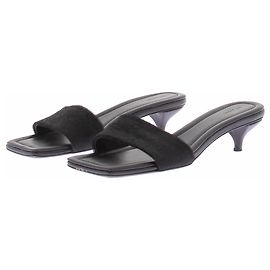 Autre Marque Mules ST AGNI in pelo di pony nero