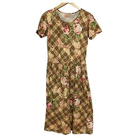 Autre Marque WONDERFUL WORLD Spitzenkleid mit Blumenprint, lang