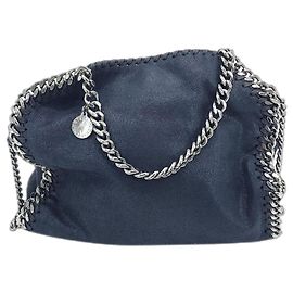 Stella Mc Cartney Bolso de hombro con cadena Falabella azul marino