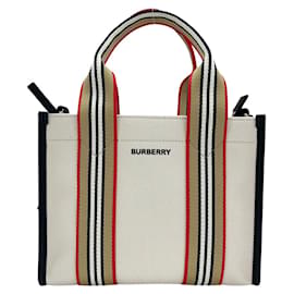 Burberry Canvas Mini 2-Way Tote Bag