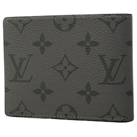 Portafoglio Slender Louis Vuitton Monogram Eclipse Reverse