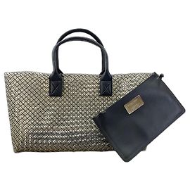Borsa Tote Cabas Trasparente Intrecciato Bottega Veneta
