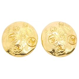Chanel Clip-Ohrringe in Goldbeschichtung
