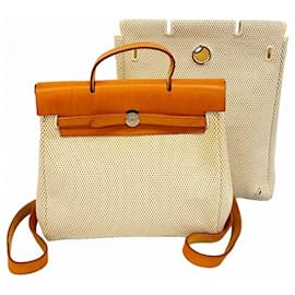 Zaino Hermes Herbag Ad PM in Natural - Hermès