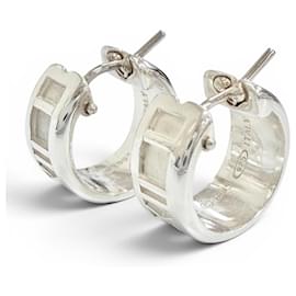 Pendientes de aro Tiffany Atlas en plata de ley 925 - Tiffany & Co