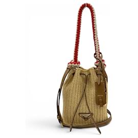 Prada Crochet Mini Bucket Bag
