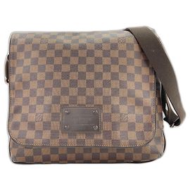 Louis Vuitton Brooklyn MM Schultertasche - Braun